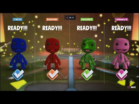 Видео: Sackboy: A Big Adventure — игровой процесс на PS5 | Кооператив для 4 игроков — Прохождение 30 (бе...