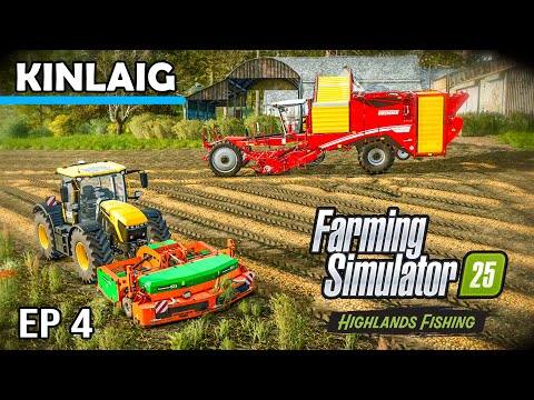 Видео: ВПЕРВЫЕ СОБИРАЮ ЛУК! — Highlands Fishing | Farming Simulator 25 — Эпизод 4