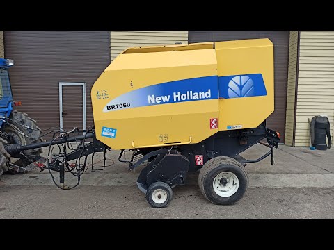 Видео: Пресс подборщик New Holland BR7060