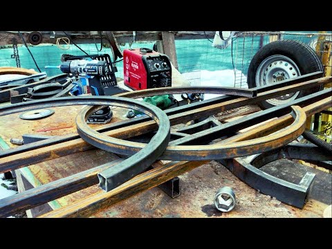 Видео: Идея для дачи и заработка с помощью трубогиба и трубы