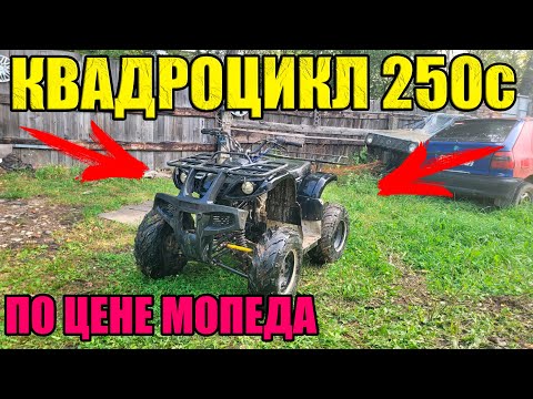 Видео: КУПИЛ КВАДРОЦИКЛ 250 КУБОВ ПО ЦЕНЕ МОПЕДА С ДОКУМЕНТАМИ/167fmm ATV250cc