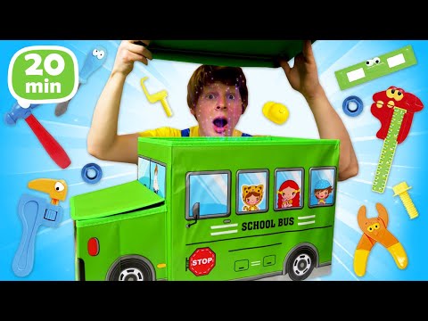 Видео: Ремонт машин: автомастерская закрылась и другое! Развивающие видео про машинки - Сборник