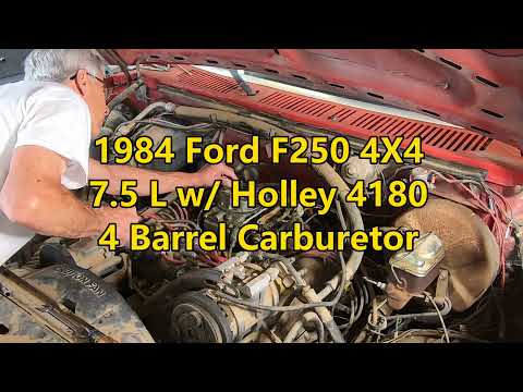 Видео: Ремонт карбюратора Ford F250 4X4 Holley 4180 1984 года выпуска "Big Red"