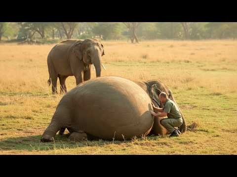 Видео: Живот слонихи раздулся в 3 РАЗА! Ветеринар ОБОМЛЕЛ, когда увидел ЧТО внутри!