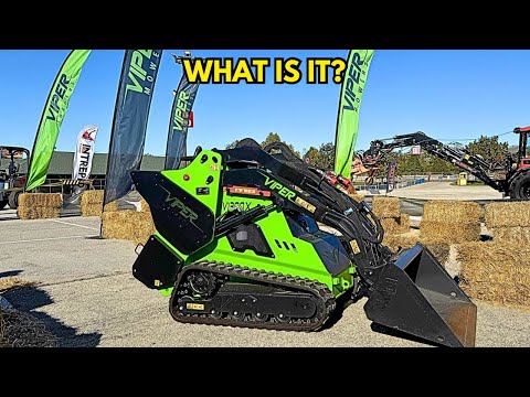 Видео: Самый крутой в Америке мини-погрузчик с бортовым поворотом на выставке Equip Expo — ОБЗОР