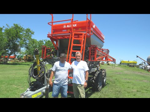 Видео: No-Till. Прямой посев. Пневматический удобритель Altina. Производство Аргентина