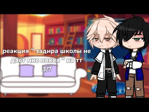 Видео: реакция " задира школы не даёт мне покоя " на тт | 3/? | ЗАДИРА | КАНОН