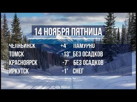 Видео: Прогноз погоды на 13 14 ноября 2025 г.