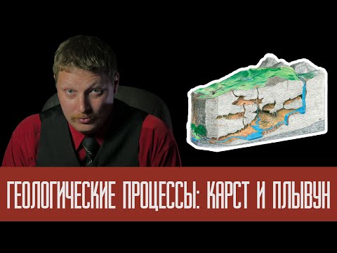 Видео: Геологические процессы: карст и плывун
