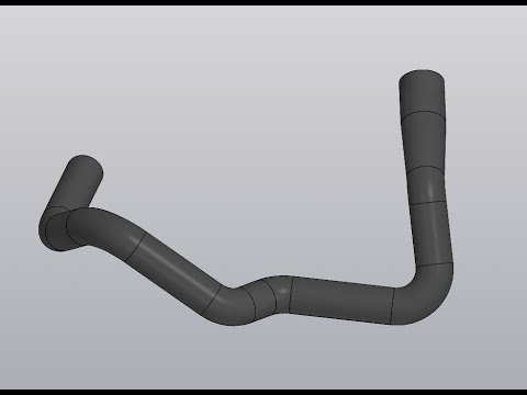 Видео: Видеоуроки Компас 3D V18. Работа с ломаной. Создание патрубка.