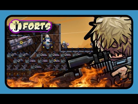 Видео: Forts - ВОЗДУШНОЕ БЕЗУМИЕ!!!  #forts #фортс #ЛысыйДядь