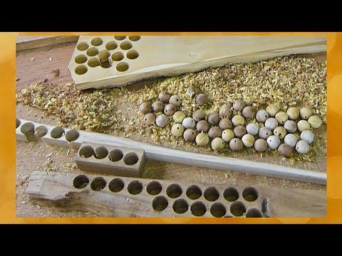 Видео: Как быстро сделать деревянные шарики. Приколюха с Алиэкспресс