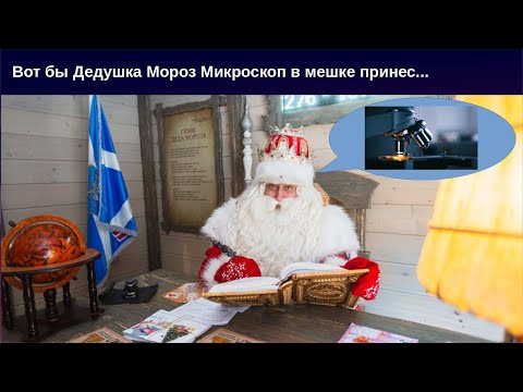 Видео: Вот бы Дедушка Мороз Микроскоп в мешке принес? Инструкция для родителей и добрых волшебников