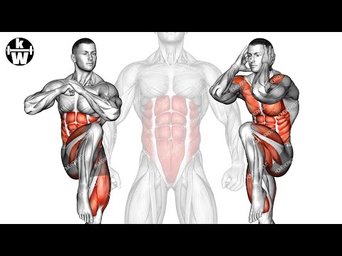 Видео: Упражнения на пресс стоя — самый быстрый способ накачать пресс.