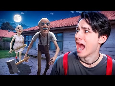 Видео: ДЕД ЛЮДОЕД ХОЧЕТ СКУШАТЬ НА ОБЕД (Меня)!😱 Grandpa And Granny Home Escape