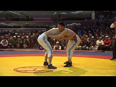 Видео: Спорт. Кыргыз Курош. Чемпионат Кыргызстана-2019. Финал. 74 кг Санжарбек Аманов-Шамшидин у.Кененбек