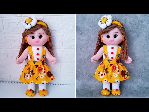 Видео: 🔊Ваша игрушка готова через несколько часов/😍Создание куклы из носка