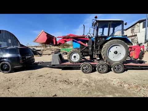 Видео: Прицеп для перевозки спецтехники от компании CustomProTrailers Рефприцеп.рф