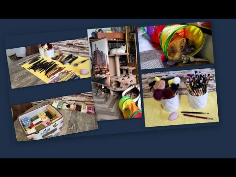 Видео: ВЛОГ:  ПУШИСТЫЕ СТРАСТИ, ВЫБИРАШКИ МЫЛА, КИСТИ СУШИЛА ТОСЯ...