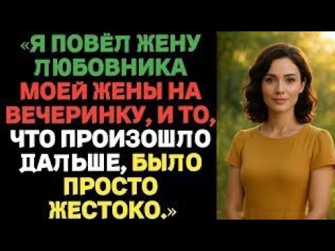 Видео: Я повёл жену любовника моей жены на вечеринку… Дальше произошло нечто жестокое. Измена жены.