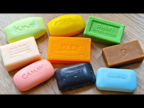 Видео: ASMR SOAP. 🧡💚💛Резка сухого мыла. Satisfying video🧡💚💛