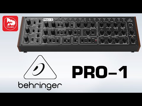 Видео: Behringer PRO-1 - аналоговый синтезатор с традиционным электронным звуком