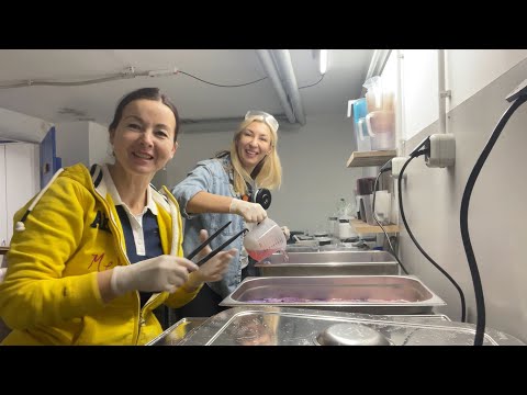 Видео: Крашу пряжу в студии Алены Абель abelknit #вязание