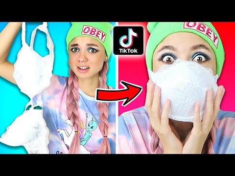 Видео: ПРОВЕРКА БЕЗУМНЫХ *ЛАЙФХАКОВ* ИЗ ТИК ТОКА ТОЛЬКО ДЛЯ ДЕВОЧЕК! **МАСКА ИЗ ЛИФЧИКА!!!**