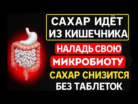 Видео: СЕКРЕТ КОНТРОЛЯ САХАРА СКРЫВАЕТСЯ В ВАШЕМ КИШЕЧНИКЕ 🦠✅