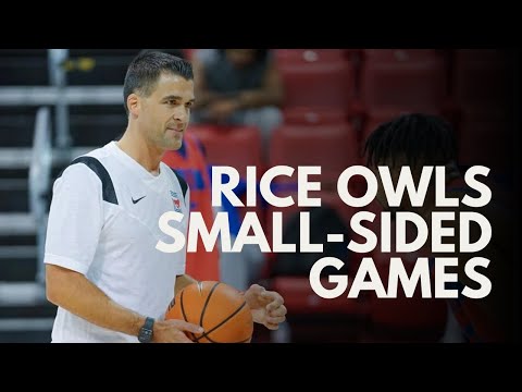 Видео: Тренировки и игры для развития игроков от Rice Owls