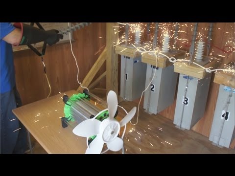 Видео: Графеновые/графитовые коллекторы атмосферного электричества — плюс ужасная авария гексакоптера!