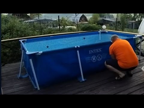 Видео: КАРКАСНЫЙ БАССЕЙН 2*3. Сборка и установка.