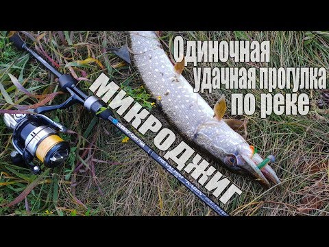 Видео: МИКРОДЖИГ Одиночная удачная прогулка по реке