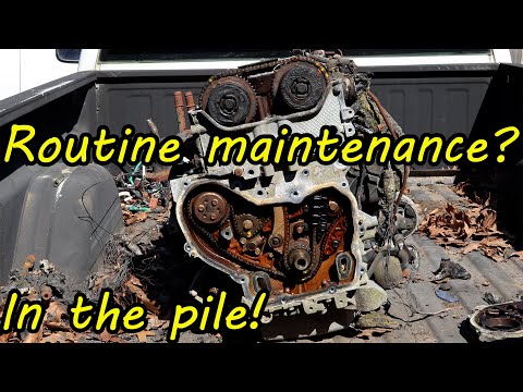 Видео: Замена цепи ГРМ на двигателе GM 2.4 и других.