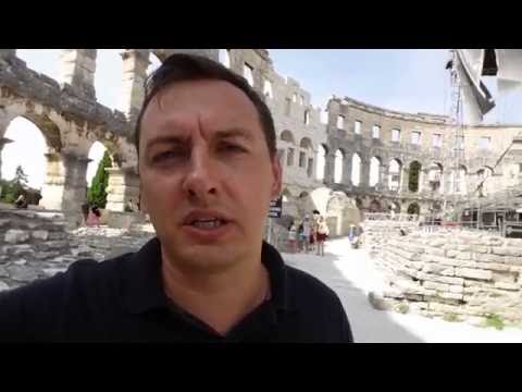 Видео: ХОРВАТИЯ, ПУЛА - АМФИТЕАТР