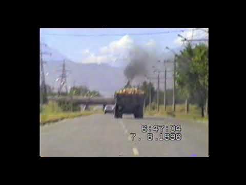 Видео: Бишкек 1998, дорога на Иссык-Куль