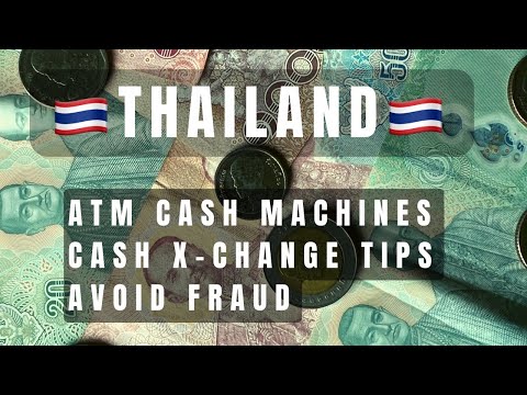 Видео: ИЗБЕГАЙТЕ ошибок! Советы по обмену наличных в банкоматах для путешествий и проживания в Таиланде....