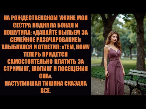 Видео: За рождественским ужином моя сестра подняла бокал и сказала: «За семейное разочарование.