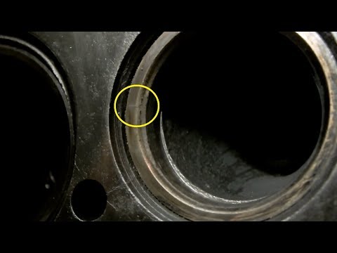 Видео: Ямз-238 Трещины на сёдлах клапанов Голове конец...