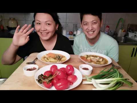 Видео: МУКБАНГ .Приготовила ОБЕД. Шиндр Мындр .