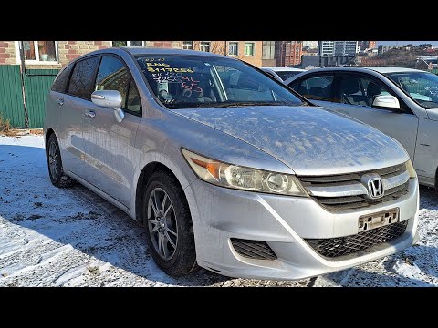 Видео: Honda Stream обзор, самый красивый 7-ми местный авто с аукционов Японии, лучший выбор для семьи!