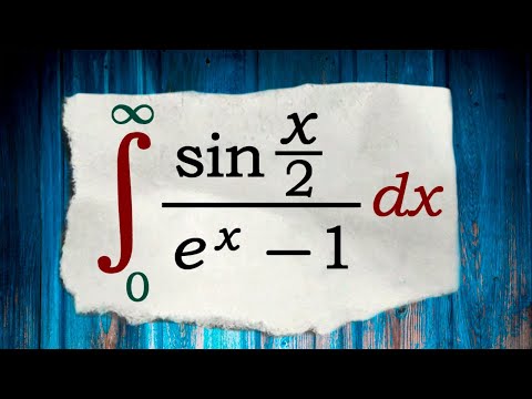 Видео: Интеграл от sin(x/2)/(e^x-1)