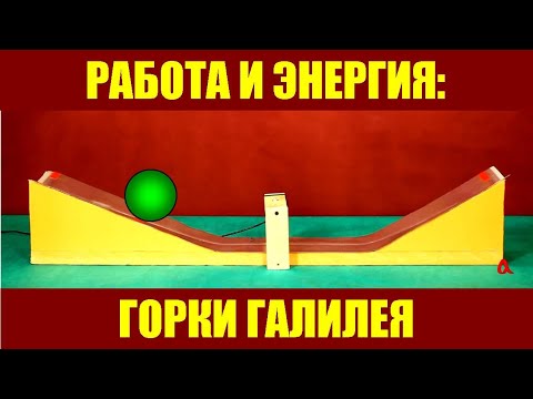 Видео: Работа и энергия: горки Галилея