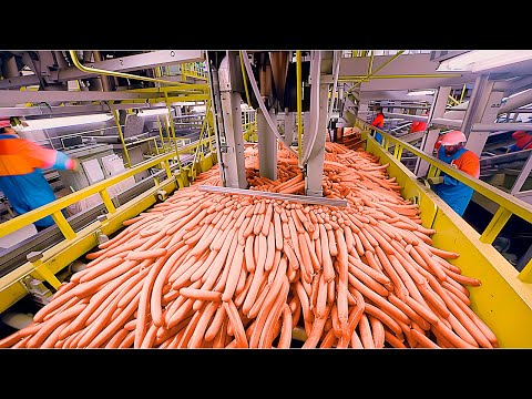 Видео: Как это сделано: сосиски, сардельки, горячие сосиски или просто хот-доги!