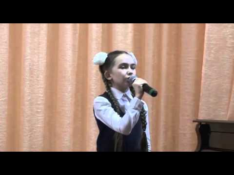 Видео: 523 Белая Елена 10 лет г Архангельск   Марш победы