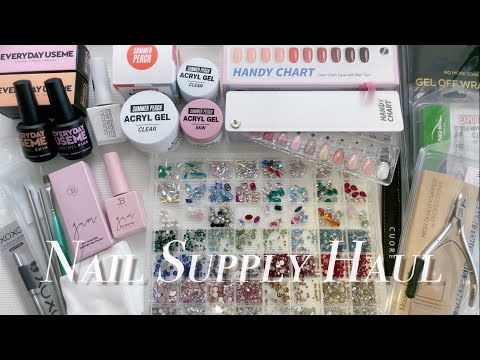 Видео: Nail Supply Haul/ Кристаллы Swarovski/ Новые гель-лаки/ Кусачки для ногтей и толкатель
