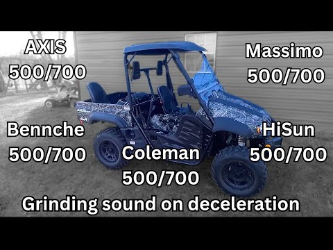 Видео: 2021 Axis 500 скрежет при замедлении. (Односторонний подшипник???)