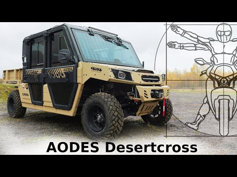 Видео: Мотовездеход Aodes DesertCross - маленький Hummer в обзоре Григория Алёшина