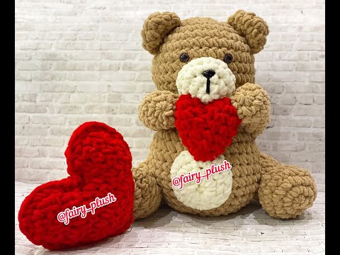 Видео: Мишка из Alize Puffy Fine часть 3