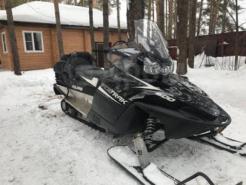 Видео: Снегоходы Polaris IQ 600 Widetrak поднятие клиренса